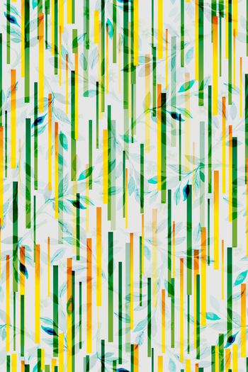 水彩风印花华亿平台图片