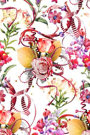 花鸟印花华亿平台图片