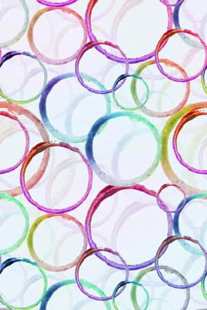 圆圈印花华亿平台图片