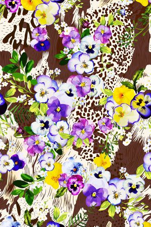 花朵印花华亿平台图片