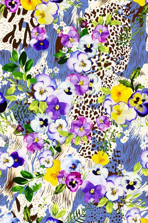 花朵印花华亿平台图片