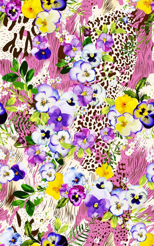 花朵印花华亿平台图片