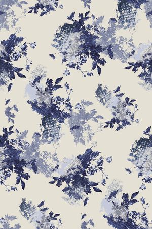 复古花卉印花华亿平台图片