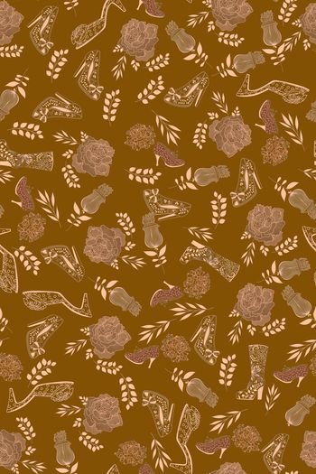 710747-唯美小碎花鞋子咔