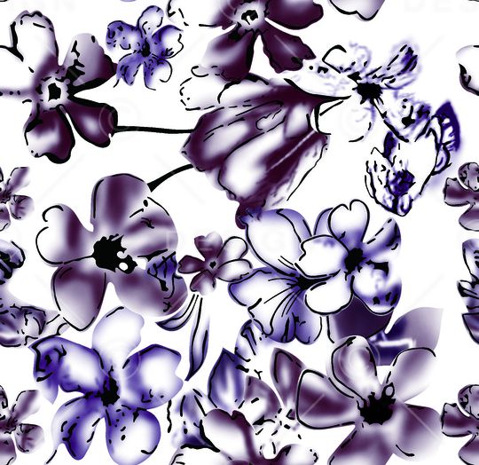 花瓣印花华亿平台图片