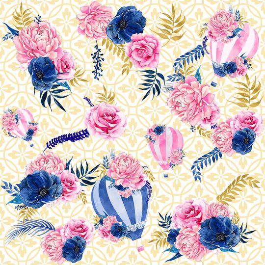 乱花印花华亿平台图片