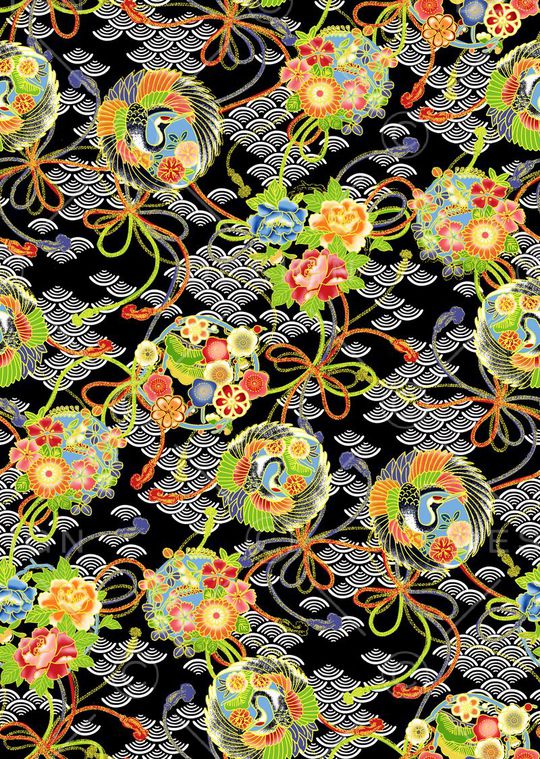 中国风印花华亿平台图片