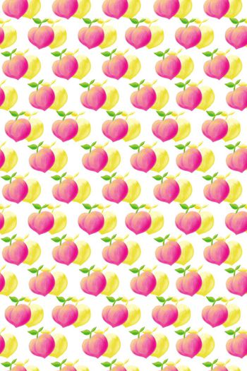 710855-水彩卡通水蜜桃童装华亿平台