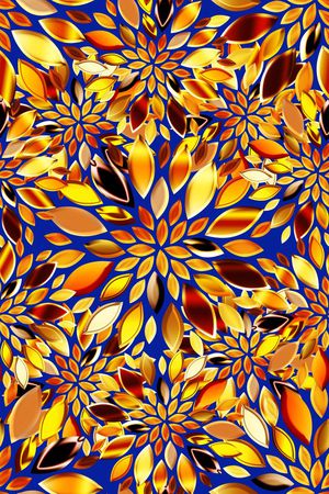 抽象几何分形艺术印花印花华亿平台图片