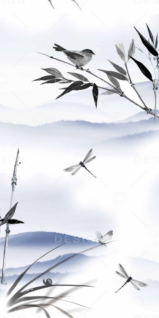 水仙花印花华亿平台图片