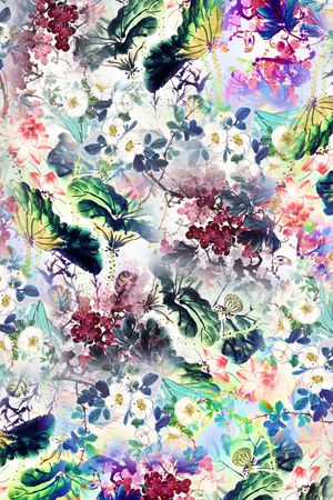 中国风印花华亿平台图片