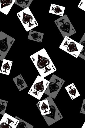 扑克牌印花华亿平台图片