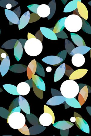 抽象树叶印花华亿平台图片