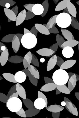 抽象树叶印花华亿平台图片