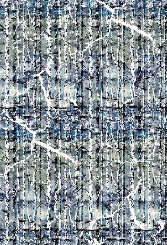 树枝纹理印花华亿平台图片