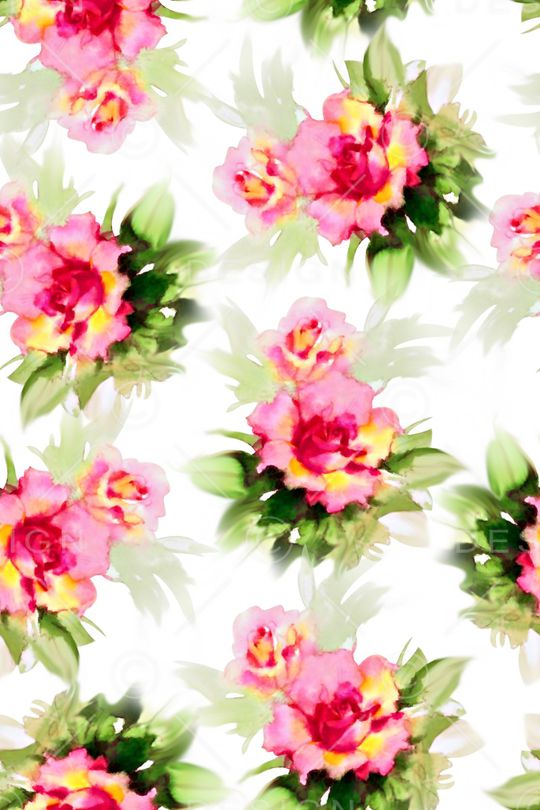 满版纹理花卉印花华亿平台图片