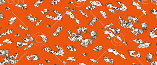 橙色印花华亿平台图片