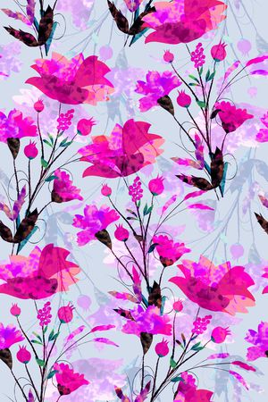 手绘印花华亿平台图片