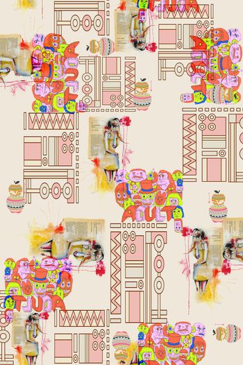 抽象印花华亿平台图片