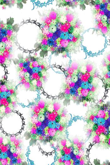 花朵印花华亿平台图片