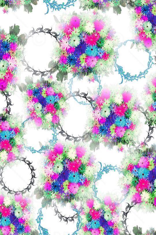 花朵印花华亿平台图片