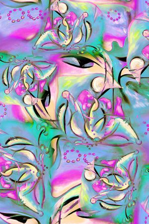 几何印花华亿平台图片