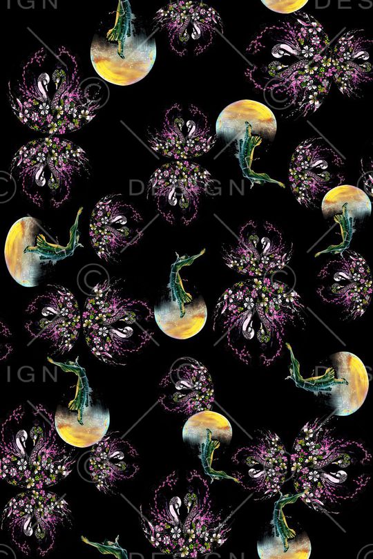 人物印花华亿平台图片