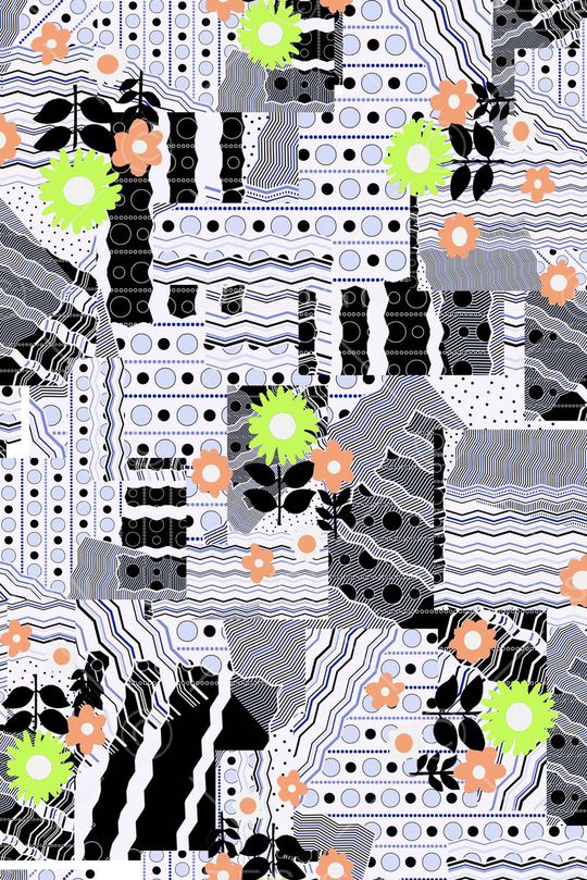 花朵印花华亿平台图片