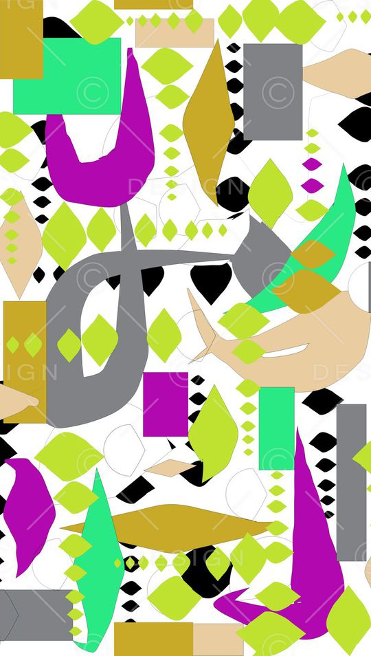 几何印花华亿平台图片