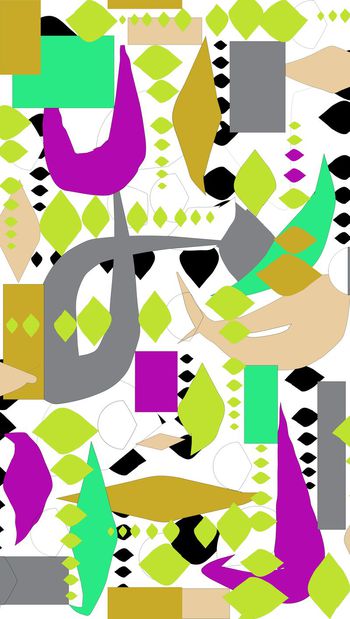 几何印花华亿平台图片