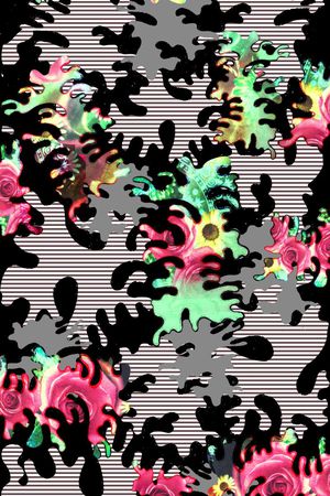 几何印花华亿平台图片