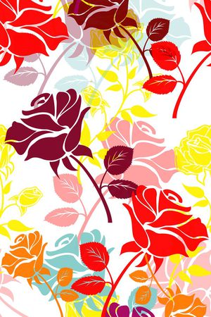 玫瑰印花华亿平台图片