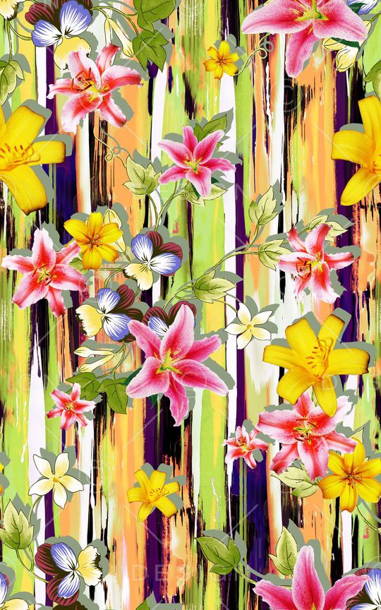 康乃馨印花华亿平台图片