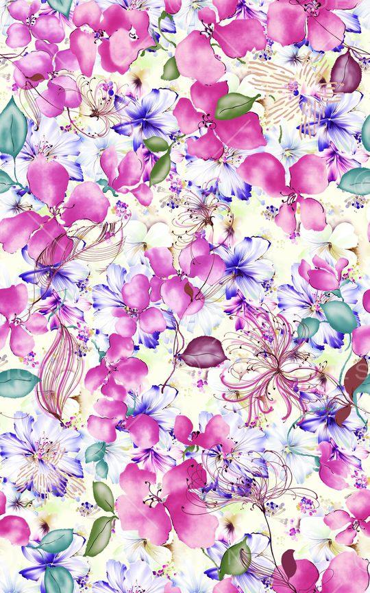 乱花印花华亿平台图片