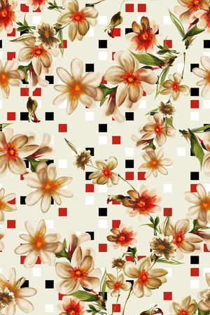 小碎花印花华亿平台图片