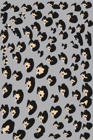 几何印花华亿平台图片