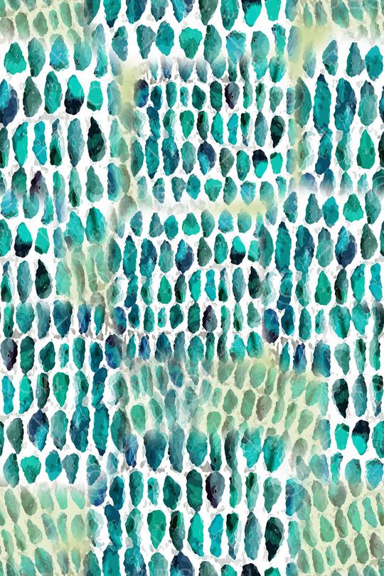 青蓝色印花华亿平台图片