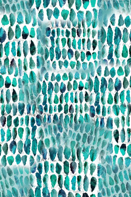 青蓝色印花华亿平台图片