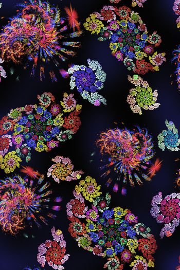 牡丹印花华亿平台图片