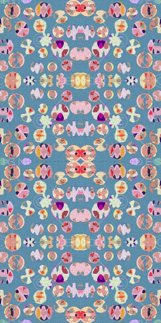 圆圈组合印花华亿平台图片