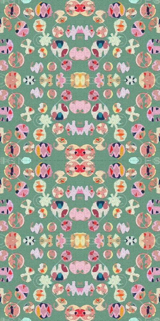 圆圈组合印花华亿平台图片