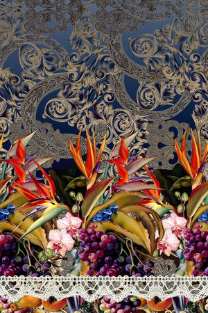 休闲风印花华亿平台图片