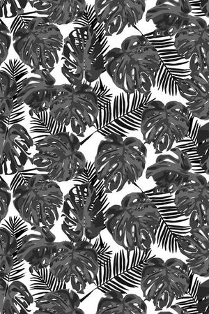 龟背叶印花华亿平台图片