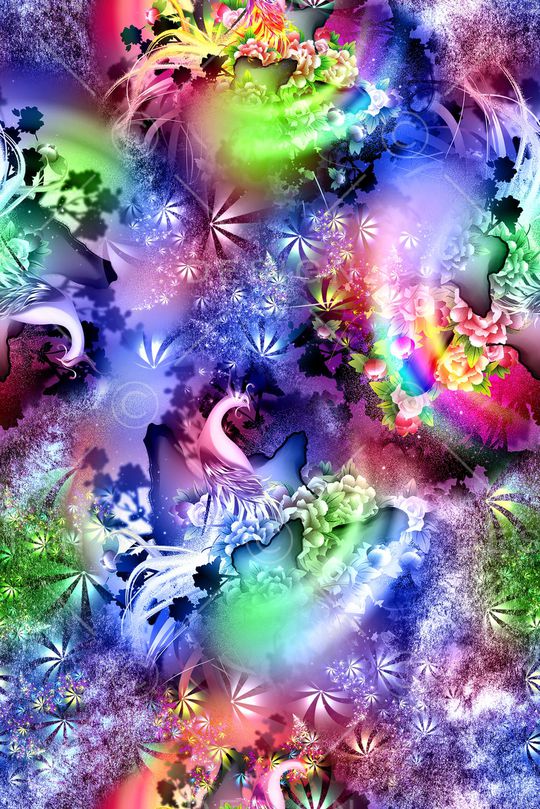 A.I.F时尚雪纺华亿平台印花华亿平台图片