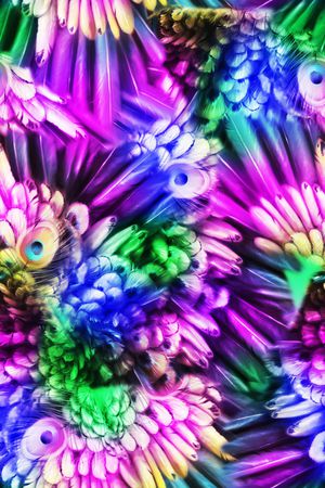 A.I.F时尚雪纺华亿平台印花华亿平台图片