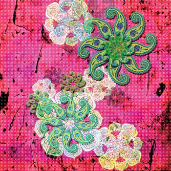 乱花印花华亿平台图片