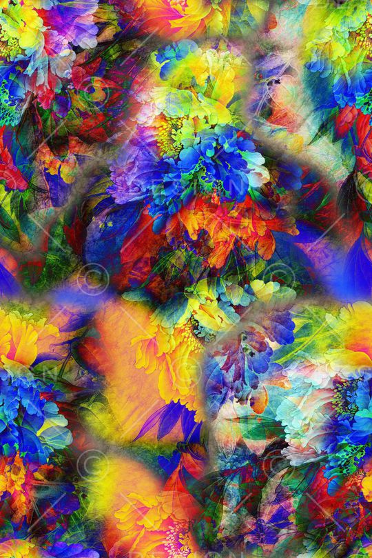 A.I.F时尚雪纺华亿平台印花华亿平台图片