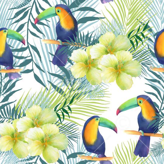 tropical印花华亿平台图片