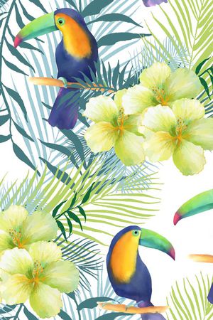 tropical印花华亿平台图片