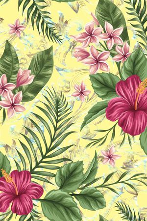 tropical印花华亿平台图片